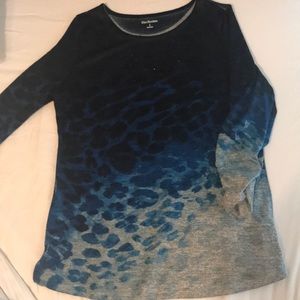 AS Kim Rogers Cheetah Print Shirt